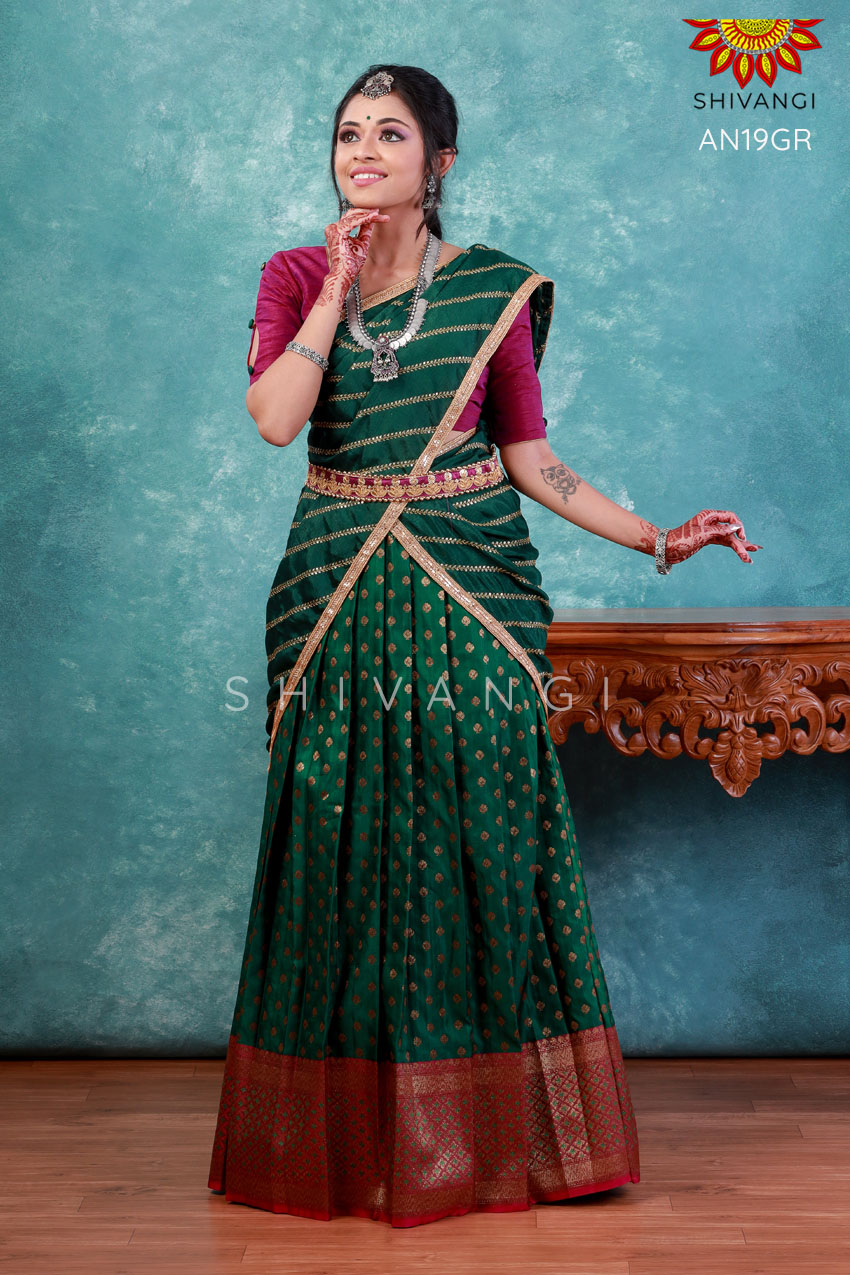 Girls customized half saree sets